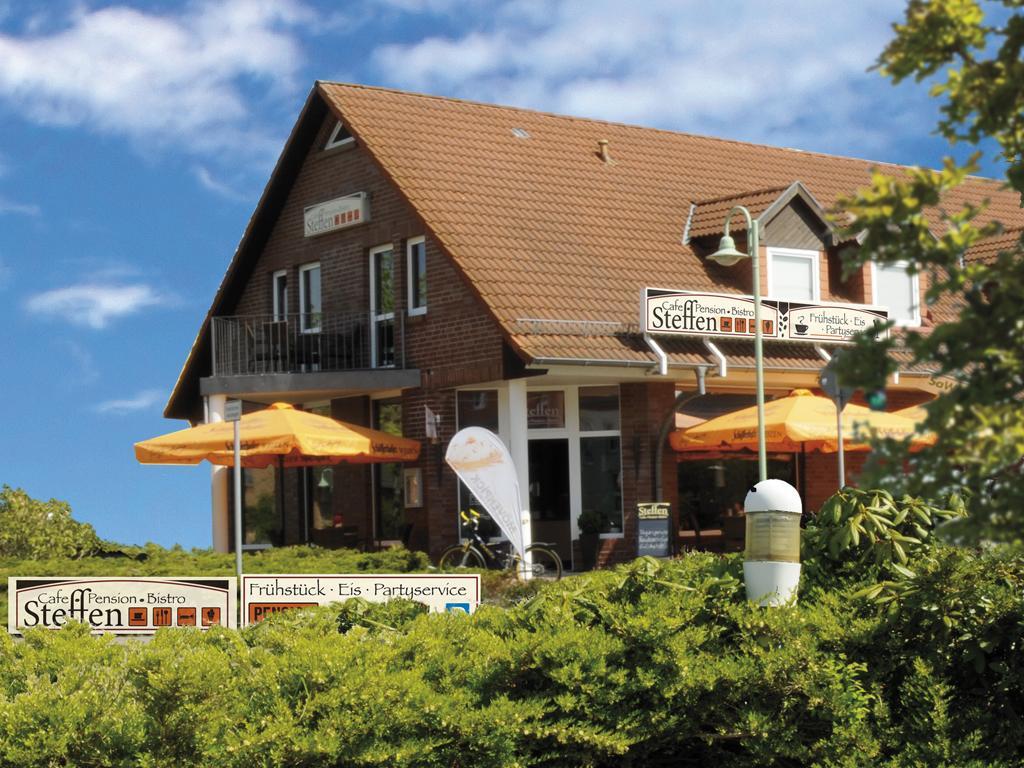 Cafe Pension Steffen Sanitz Exterior photo